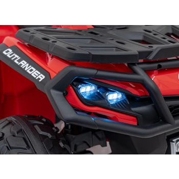 Quad na akumulator dla dzieci Can Am Outlander ATV Czerwony DK-CA005.CR